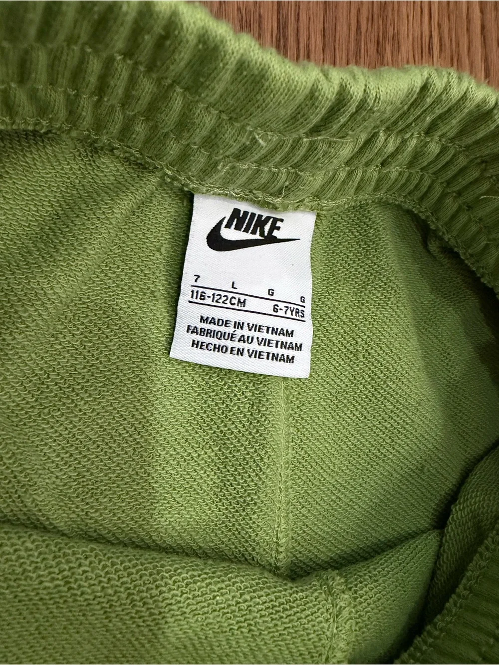 Nike Kids Green Pull-on Shorts & Nike Tee